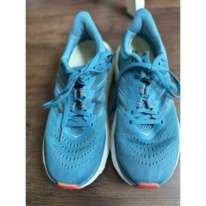 Hoka One‎ One Arahi 5 Running Shoes Womens Size 7.5 B Blue Luminary